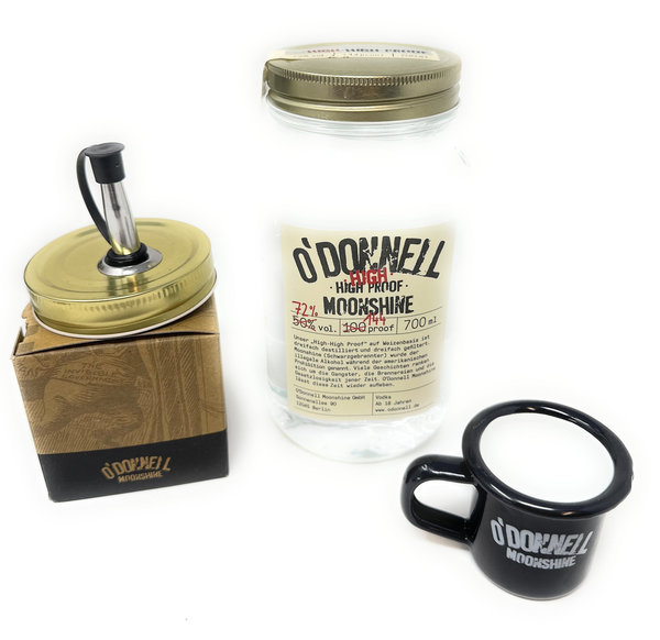 O'DONNELL MOONSHINE High High Proof 72% VOL.