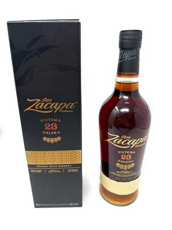 Ron Zacapa Centenario Sistema 23 Solera Rum 40% 0,7l